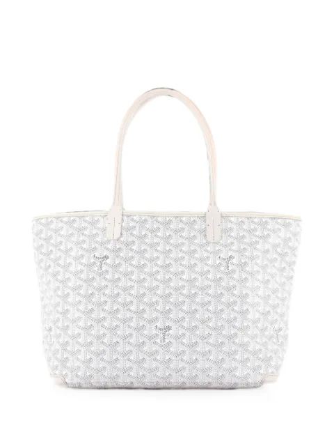 Goyard Pre-Owned Artois Coated Canvas PM tote bag White OBIQAADWAJM1PTZD