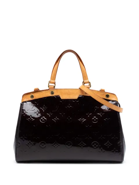 Louis Vuitton Pre-Owned 1990-2020 Monogram Vernis Brea MM satchel Purple ZAG6S86R2UD31KPC