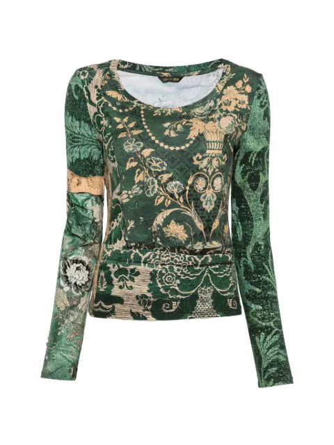 Roberto Cavalli Vintage 1990s floral-print T-shirt Green RC250BTL