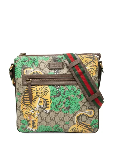 Gucci Pre-Owned 2000-2015 GG Supreme Web Bengal crossbody bag Neutrals XAGFBKY7J0D0BVWG