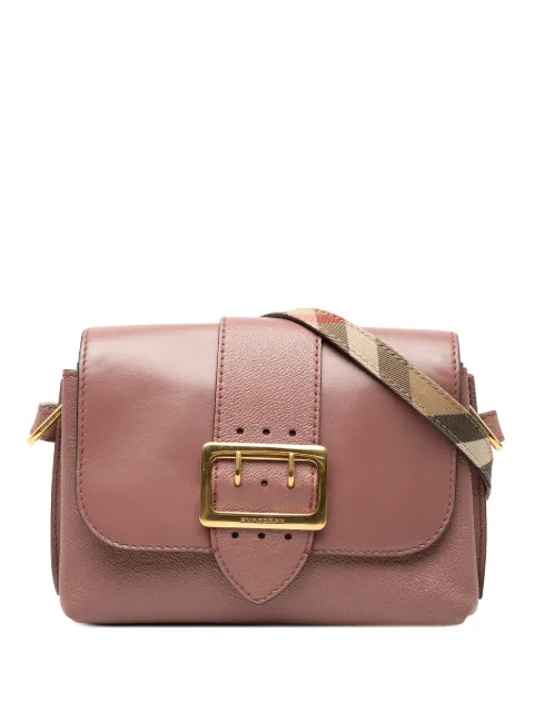Burberry Pre-Owned 2000-2017 Small Leather Medley Buckle crossbody bag Pink T9KQKJMNRDCIEA50