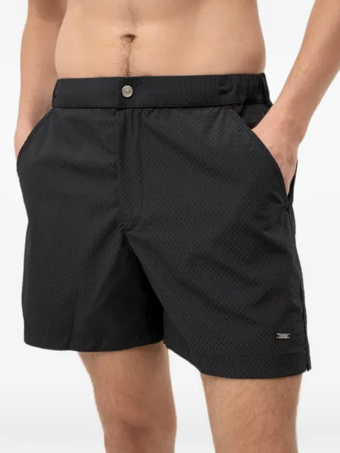 BOSS monogram-print swim shorts Black 50561121