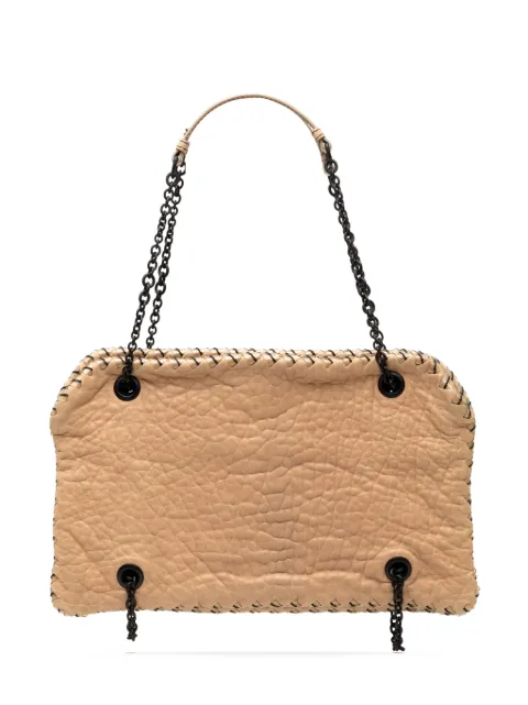 Bottega Veneta Pre-Owned 2012-2026 Textured Leather Whipstitch Duo shoulder bag Neutrals BDUPX34KU6ODGBZ4