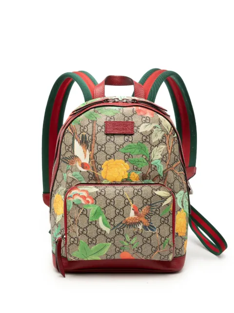 Gucci Pre-Owned 2000-2015 Small GG Supreme Web Tian backpack Red B0EFTJYVGBUPPQ8U