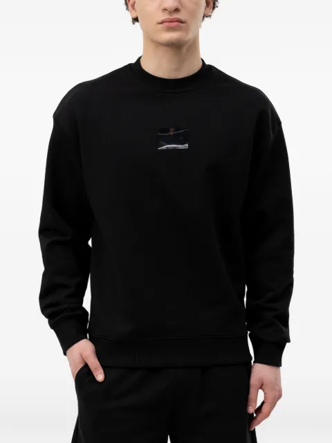 HUGO logo-patch sweater Black 50557452