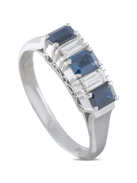 LB Exclusive sapphire and diamond ring Silver MF42052126