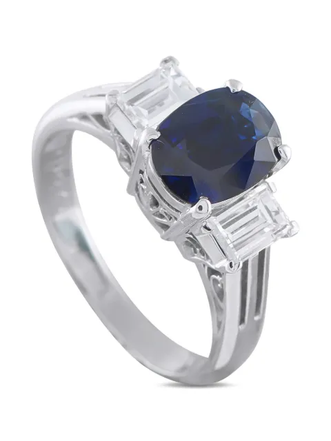 LB Exclusive sapphire and diamond ring Silver MF01052126