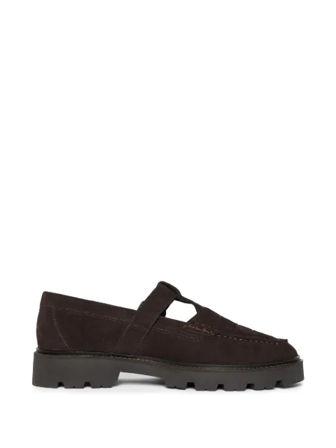 Manière De Voir Amalfi in brown fishermans sandals Brown MANF035