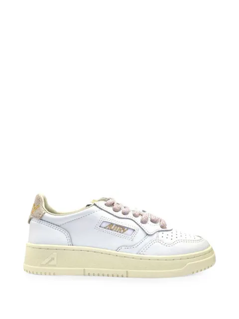 Autry Medalist perforated leather sneakers White AULWSW04