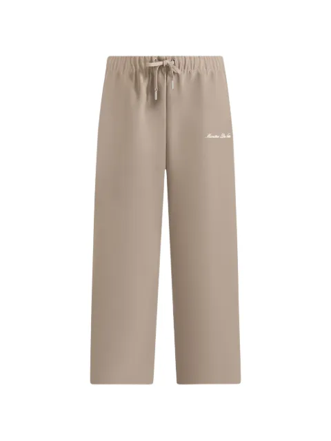Manière De Voir Signature Piped track pants - taupe Neutrals MAN3520