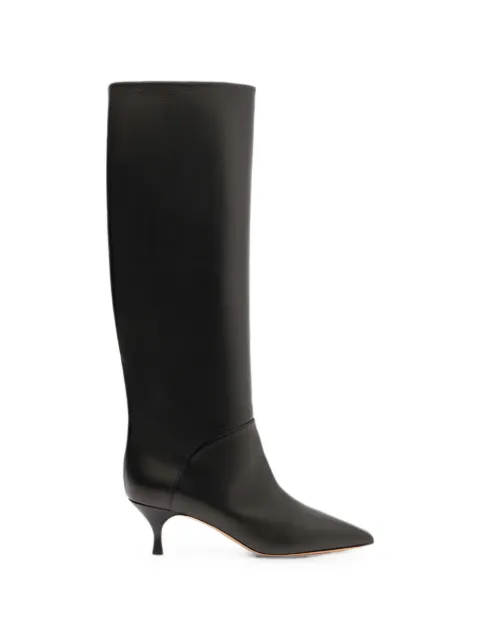 Casadei Julia Plonge pointed-toe knee-high boots Black 1S363A0501PLONG
