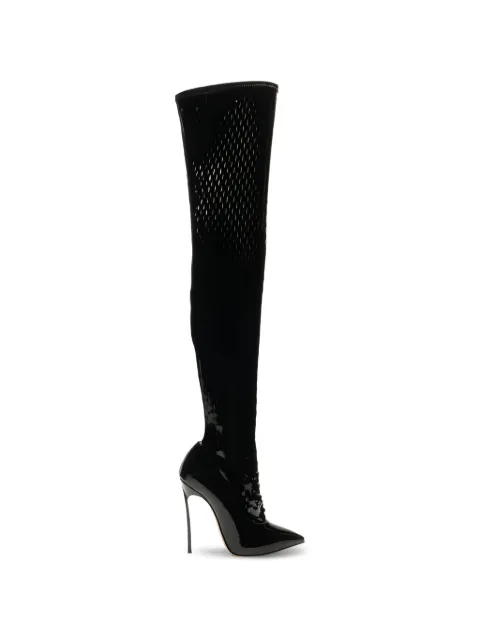 Casadei Ultravox Over The Knee Black 1T095W120TULTRA