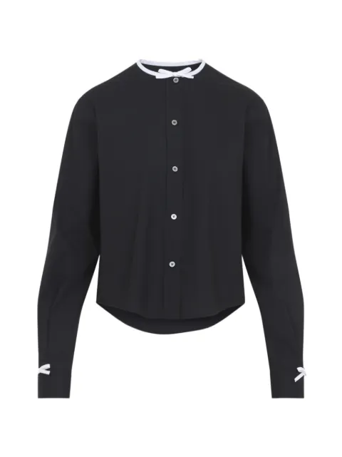 Moschino bow-detail jacket Black 262E02195531
