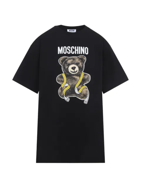 Moschino teddy bear logo T-shirt Black 262E07075541