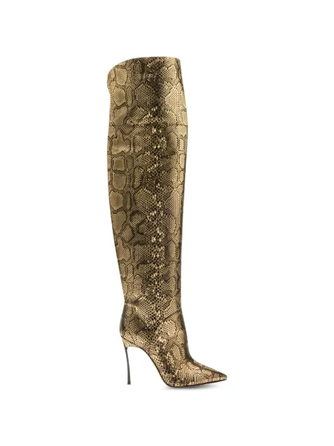 Casadei Blade Goldfinger Corsario over-the-knee boots Gold 1T076A100TGLDFG