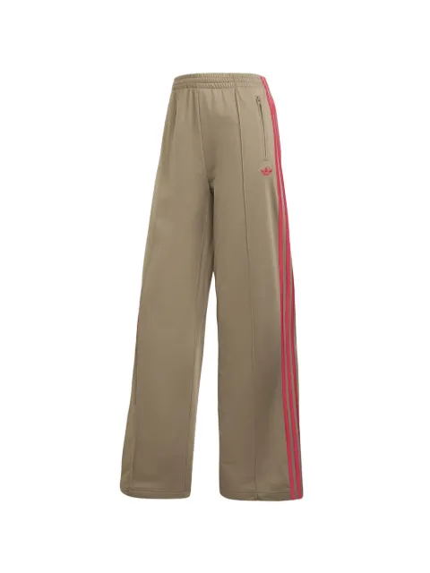 adidas logo-embroidered side-stripe track pants Neutrals KV2233