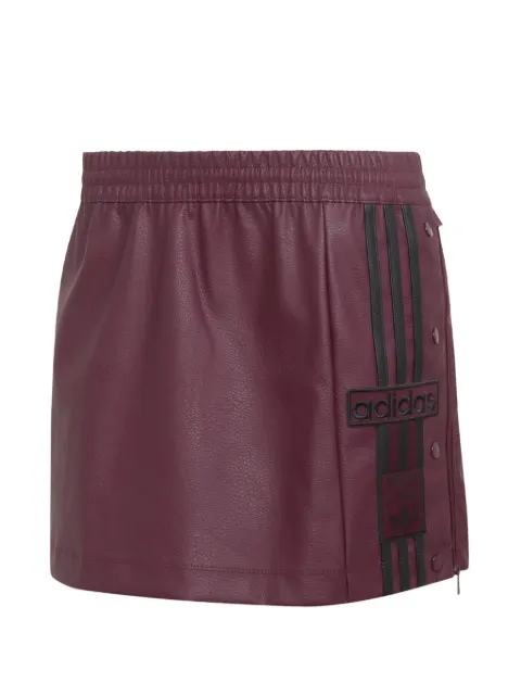 adidas Adibreak logo-patch side-stripe mini skirt Purple KQ6439