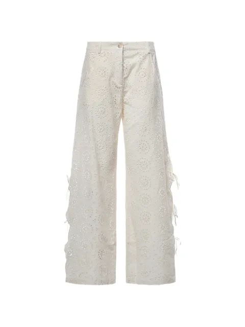 MC2 Saint Barth Sangallo palazzo pants Neutrals KII0001