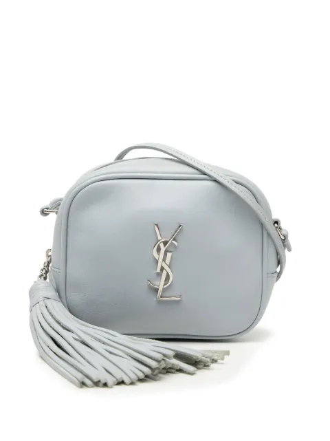 Saint Laurent Pre-Owned 2016 Calfskin Monogram Blogger Bag crossbody bag Blue MH73U6JA63XFTLRM