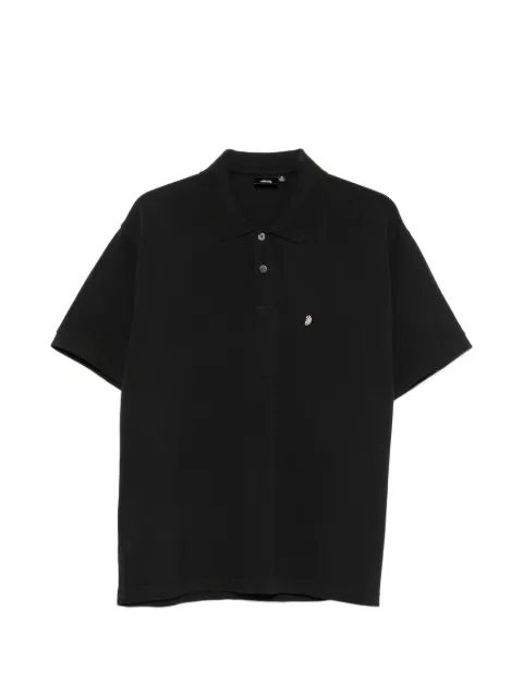 Stüssy logo-embroidered polo shirt Black 1140367
