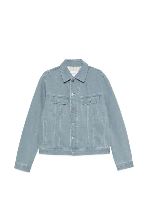 Givenchy logo-patch denim jacket Blue BM01JG518L
