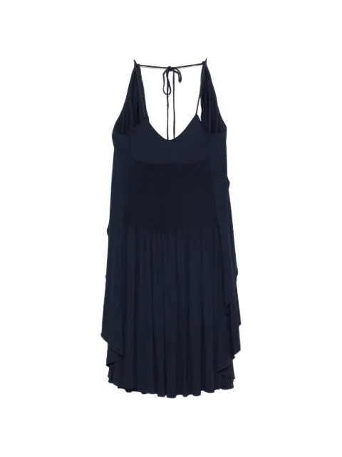 CHANEL Pre-Owned 2009s pleated mini dress Blue CH1200BTA