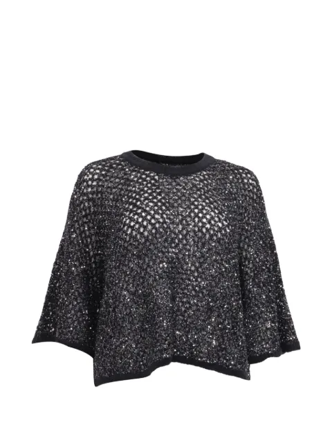 Ba&Sh 2010-2020s Nate sequin sweater Black GILTPUUSCL749645W