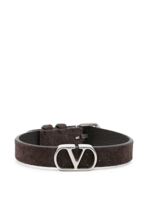 Valentino Garavani VLogo-plaque bracelet Silver YJ0X63STS