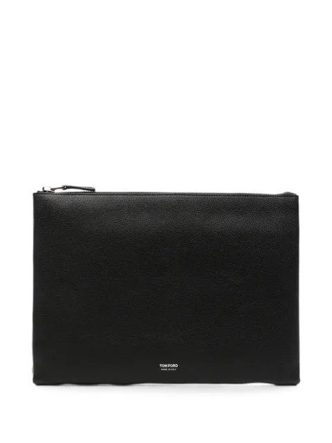 TOM FORD leather clutch bag Black H0700LCL615Y