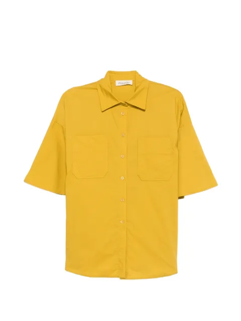 MOUTAKI flutter-sleeve shirt Yellow 260908