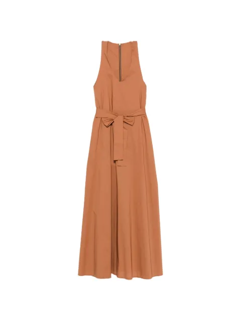 MOUTAKI sleeveless maxi dress Brown 260781