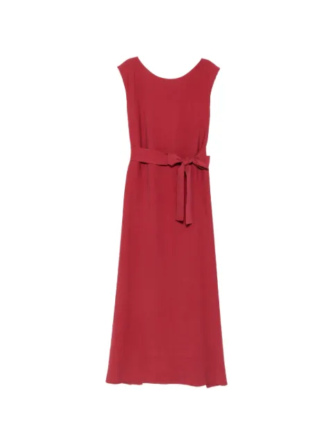 MOUTAKI belted maxi dress Red 260778