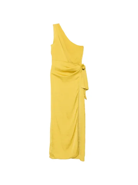 MOUTAKI one-shoulder maxi dress Yellow 260775