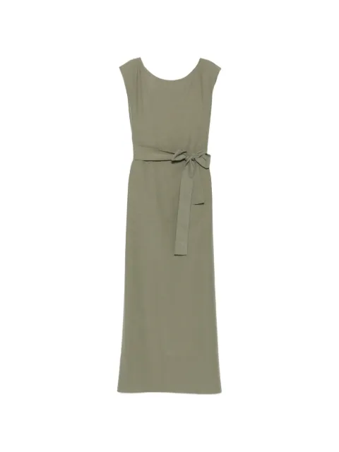 MOUTAKI belted maxi dress Green 260778