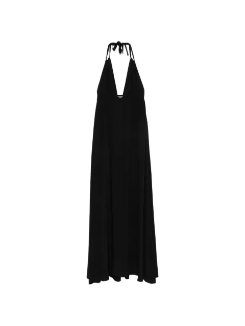 MOUTAKI open-back maxi dress Black 260720