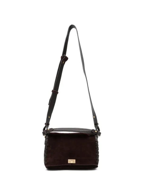 Anya Hindmarch Mortimer whipstitch-trim cross-body bag Brown 207294