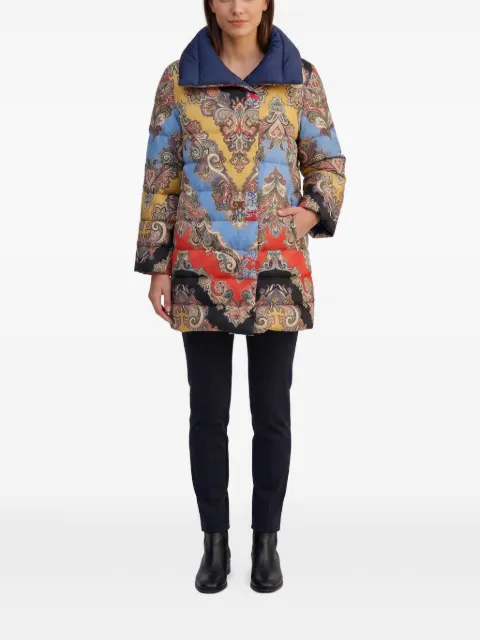 Etro Vintage paisley-print puffer coat Brown CVM262235