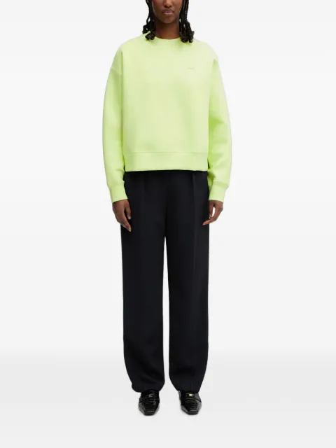 Lacoste logo-patch long-sleeve sweatshirt Green SF0046