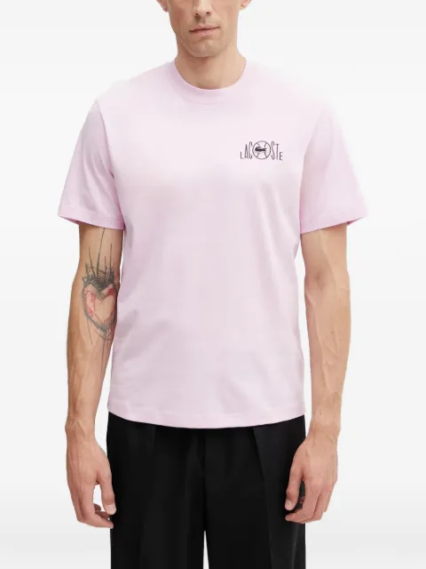 Lacoste logo-print short-sleeve T-shirt Pink TH2197