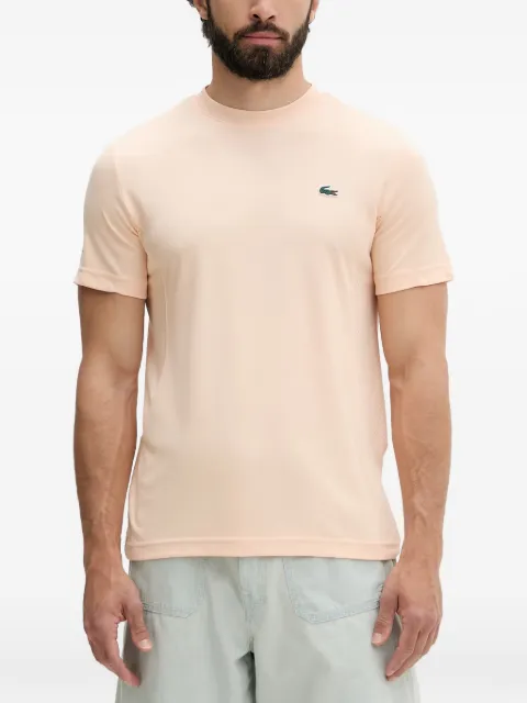 Lacoste x Novak Djokovic logo-patch T-shirt Pink TH9973