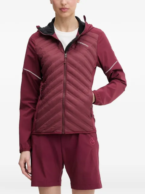 La Sportiva Koro Jkt quilted hooded jacket Red ZARJ015