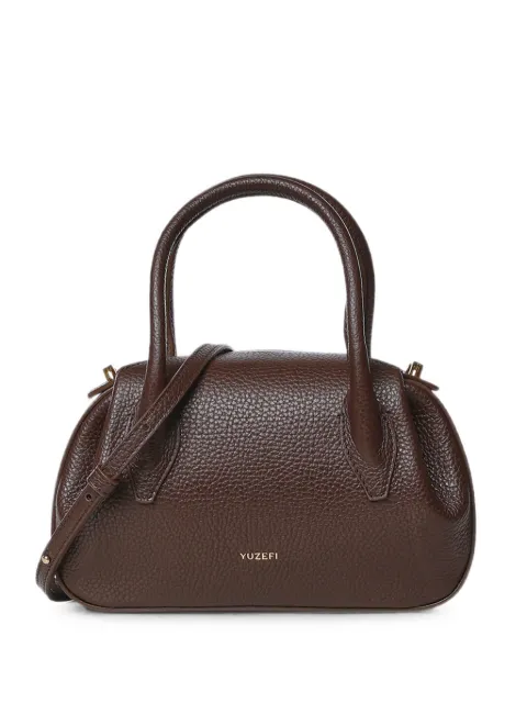 Yuzefi mini Oyster Duffle pebbled handbag Brown OYSTERMINIDUFFLE