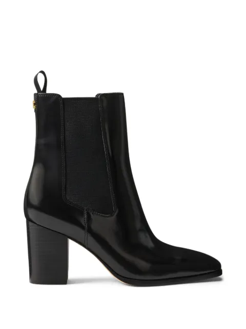 Lauren Ralph Lauren Raelynn glazed leather boots Black 802P12049