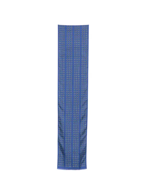 TOM FORD geometric-pattern scarf Blue SSE031S0314
