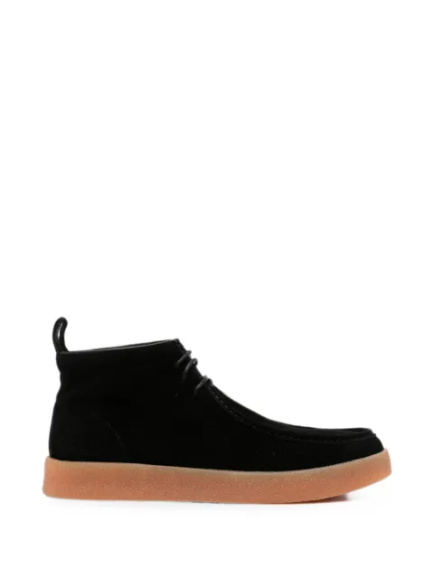 SERGIO MORETTI FIRENZE lace-up suede desert boots Black 396925203