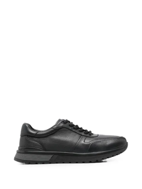 SERGIO MORETTI FIRENZE panelled leather sneakers Blue 396920236