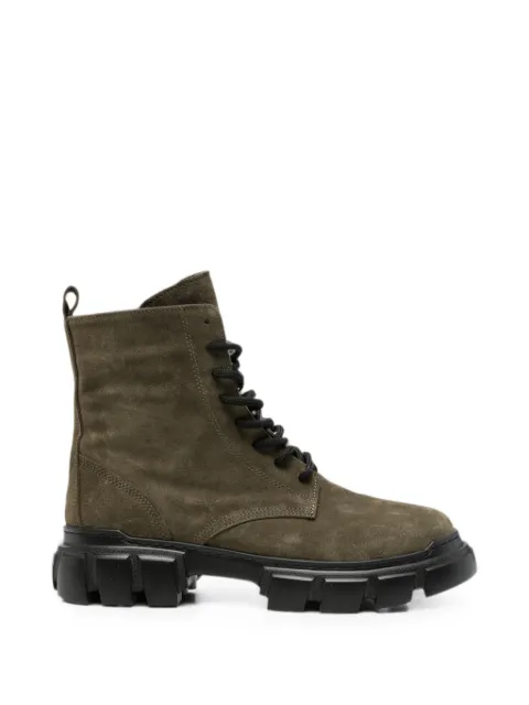 SERGIO MORETTI FIRENZE lace-up ankle boots Green 601545362