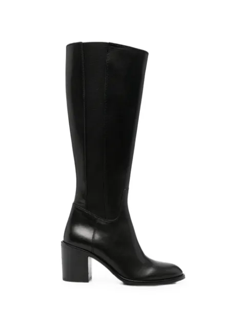 SERGIO MORETTI FIRENZE side-zip leather boots Black 60145395