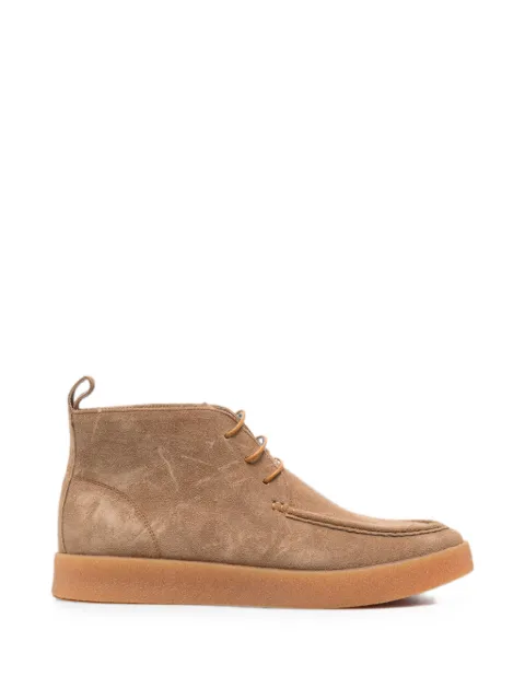 SERGIO MORETTI FIRENZE lace-up suede desert boots Neutrals 396925202