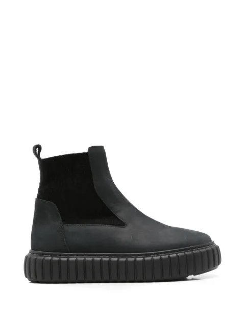 SERGIO MORETTI FIRENZE suede chelsea boots Black 601525204